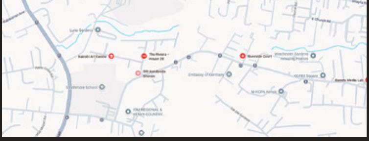 Map of Vicwall's Nairobi office location