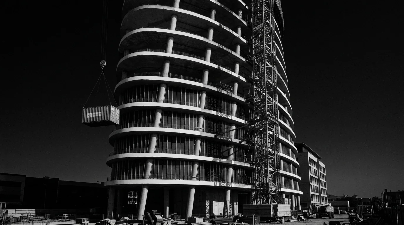 Vicwall construction project in progress